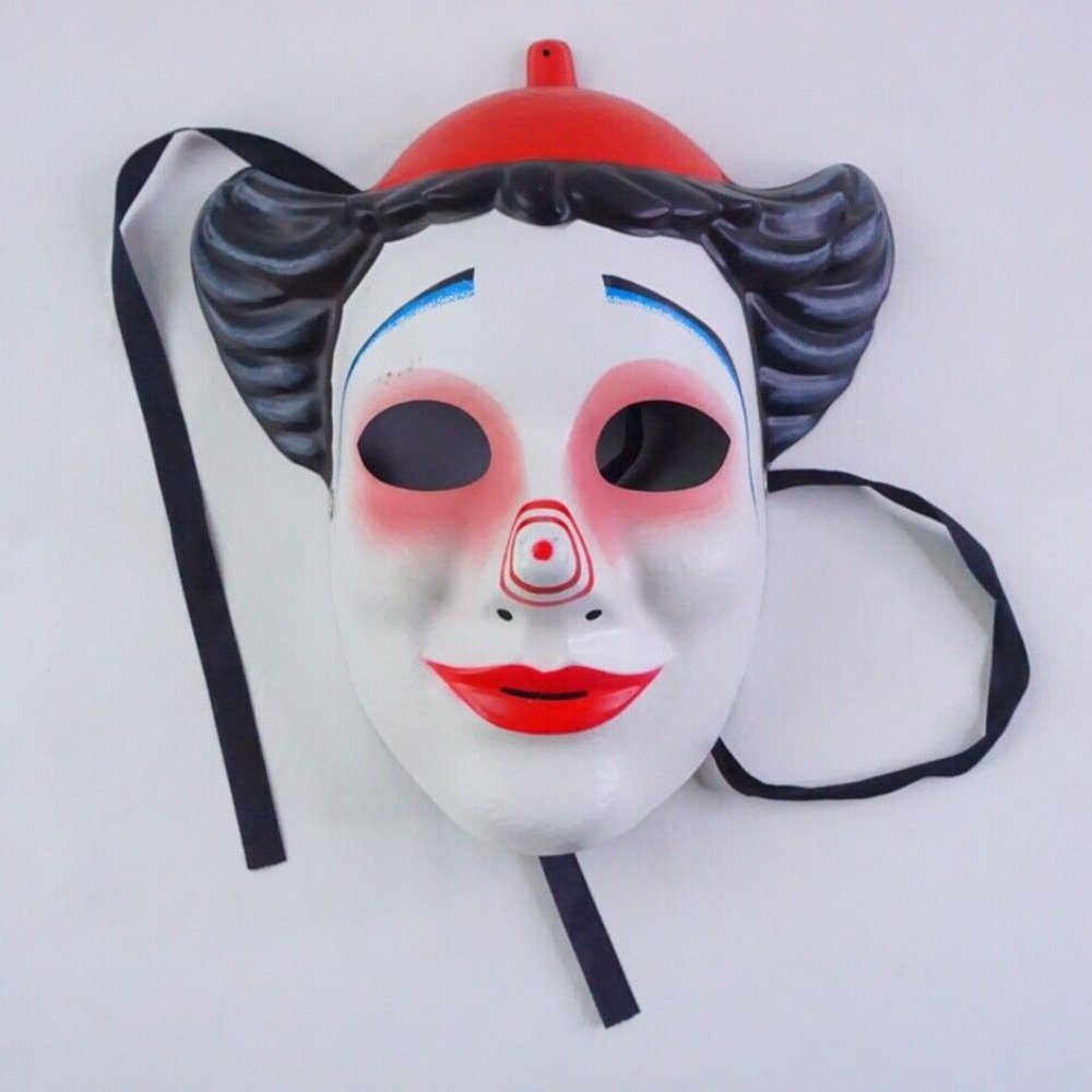 Cirque Du Soleil Quidam Mask Halloween Decor Clown Bullseye Horror Face Costume